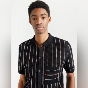 Percival Short sleeve polo sweater